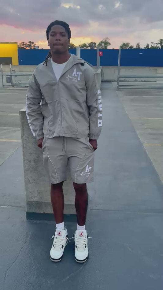 Gray AT Windbreaker Set